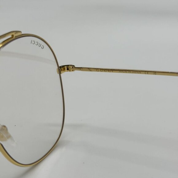 NEW GG1479S 001 GUCCI GOLD WOMEN GUCCI EYEGLASSES - Picture 12 of 13